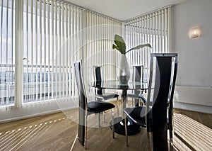 Stylish modern dining room