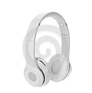 Stylish modern headphones with earmuffs