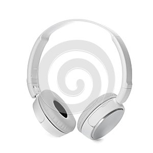 Stylish modern headphones with earmuffs