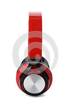 Stylish modern headphones with earmuffs