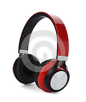 Stylish modern headphones with earmuffs