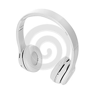 Stylish modern headphones with earmuffs