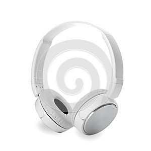 Stylish modern headphones with earmuffs