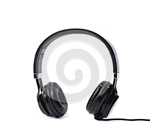 Stylish modern headphones with earmuffs