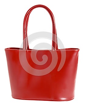 Stylish modern red bag