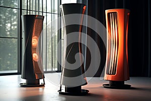 Stylish and modern tower fans with oscillation and