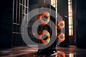 Stylish and modern tower fans with oscillation and