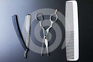 Stylish Professional Barber Scissors, Hair Cutting and Thinning