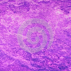 Stylish purple water texture background. Jacuzzi bubbles. Trendy  very peri colours