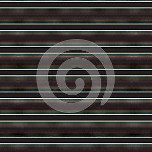 Retro Abstract Black Stripe Dashed Lines Native Ethnic Pattern