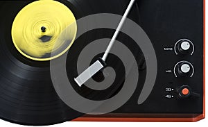 Stylish retro turntable