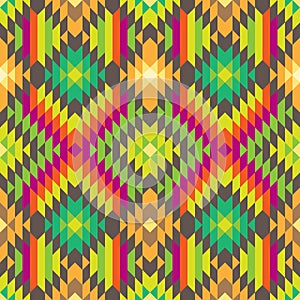 Stylish Seamless Tribal Pattern for Textile Design