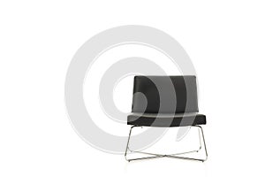 Stylish simple contemporary black chair