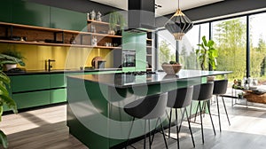 Stylish Simplicity: The Green Island Kitchen