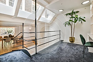 Stylish staircase hall