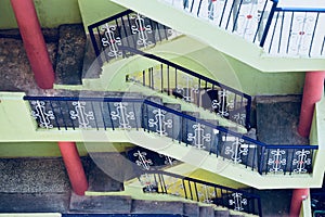 Stylish stairs of a house unique photo