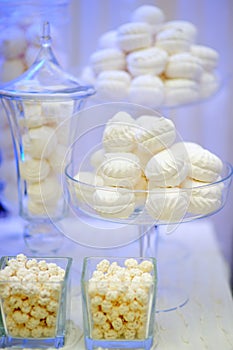Stylish sweet table for event party