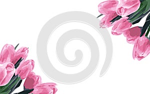 Stylish vector stock. Feminine wedding desktop stationery mockup with flower kosong blank greeting card