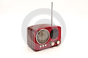 Stylish vintage portable radio