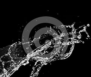 Stylish water splash