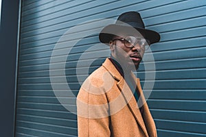 stylish young african american man