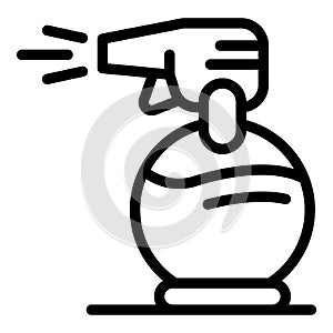 Stylist spray icon, outline style