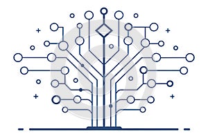 Abstract Digital Network Tree