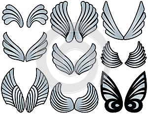 Stylized Angel Wings