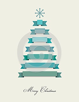 Stylized Christmas tree.