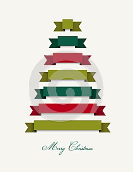 Stylized Christmas tree.