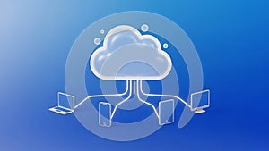 Cloud Computing Network with Connected Devices
