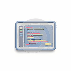 3D Isometric Code Editor Interface