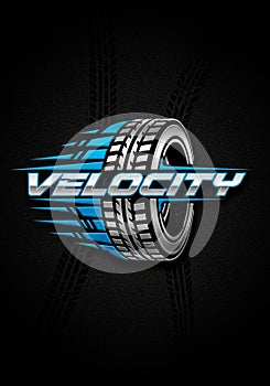 A stylized design featuring the word 