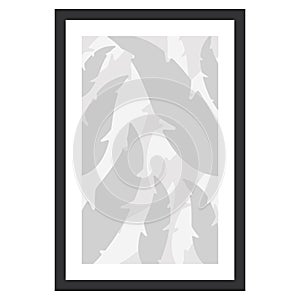 Stylized dolphin pattern in gray shades Vector