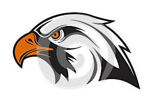 Bold Eagle Head Logo Design EPS Format