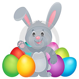 Stylized Easter bunny theme image 2
