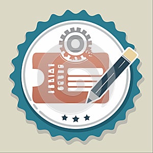 Creative Process and Quality Control Icon