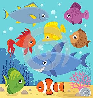 Stylized fishes topic image 5