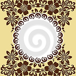 Stylized floral ornament