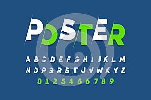 Stylized font design