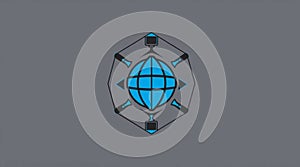 Global Network Connection Icon