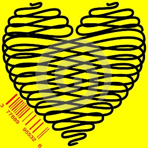 Stylized Heart for sale