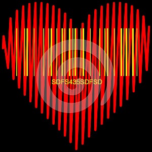 Stylized Heart for sale