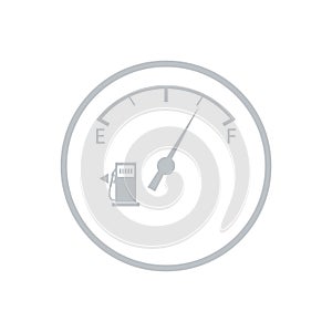 Stylized icon of the automobile fuel sensor