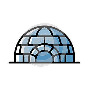 Stylized Igloo Icon