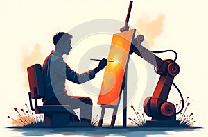 Human and Robot Artistic Collaboration