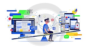 Balancing Web and Mobile Development