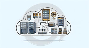 Cloud Computing Data Center Network Diagram