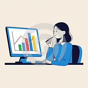 Analyzing Business Data Illustration