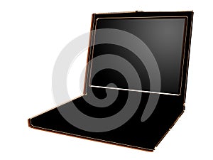 Stylized laptop